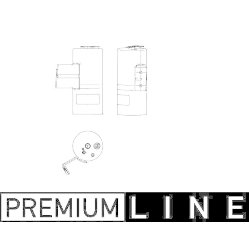 MAHLE Trockner, Klimaanlage BEHR *** PREMIUM LINE *** AD 225 000P
