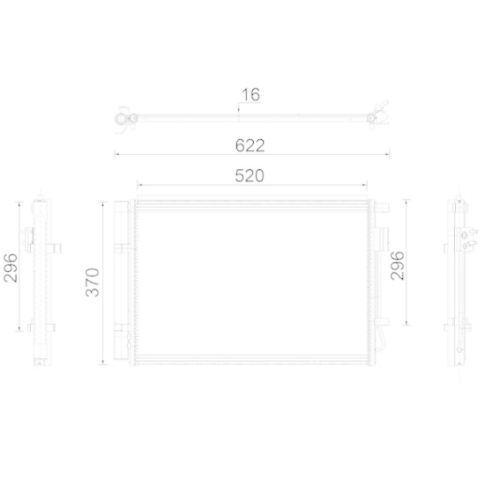 MAHLE Kondensator, Klimaanlage BEHR *** PREMIUM LINE ***