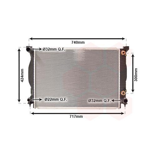VAN WEZEL K&uuml;hler, Motork&uuml;hlung 03002205