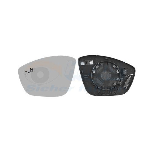 VAN WEZEL Spiegelglas, Au&szlig;enspiegel * HAGUS * 4089835