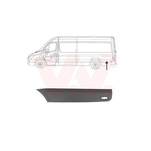 VAN WEZEL Zier-/Schutzleiste, Seitenwand 5862429