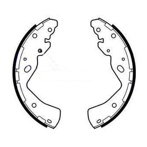 TEXTAR Bremsbackensatz 91086900