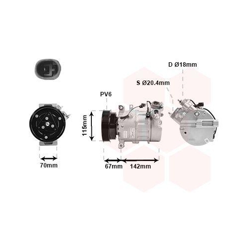 VAN WEZEL Kompressor, Klimaanlage 5901K002
