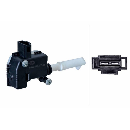 HELLA Stellelement, Mischklappe 6NW 312 100-061