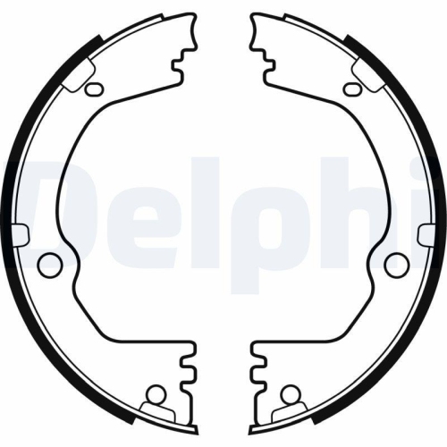 DELPHI Bremsbackensatz, Feststellbremse LS2090