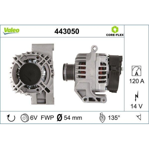 VALEO Generator VALEO CORE-FLEX 443050