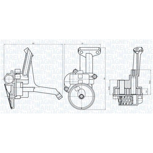 MAGNETI MARELLI &Ouml;lpumpe 351516000105