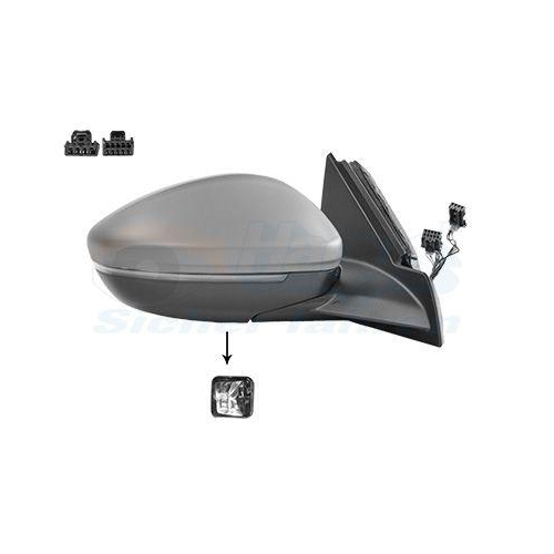 VAN WEZEL Au&szlig;enspiegel * HAGUS * 4043818