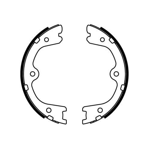 ABE Bremsbackensatz, Feststellbremse C01062ABE