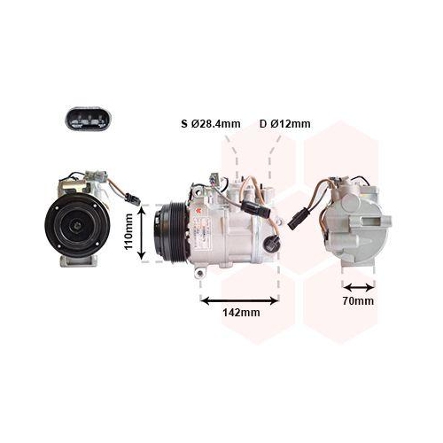 VAN WEZEL Kompressor, Klimaanlage 3000K676