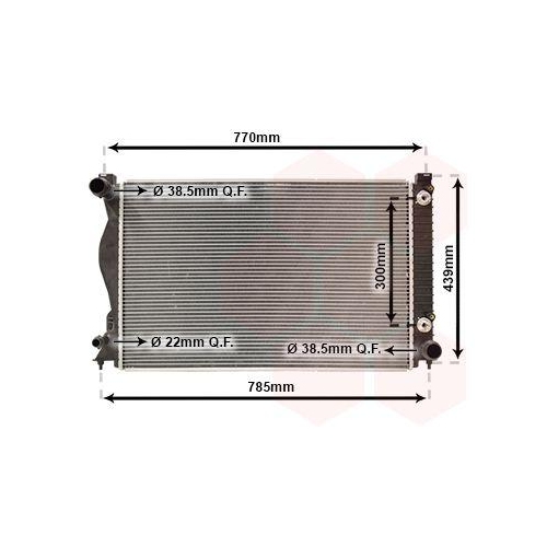 VAN WEZEL K&uuml;hler, Motork&uuml;hlung 03002231