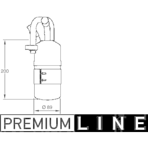 MAHLE Trockner, Klimaanlage BEHR *** PREMIUM LINE *** AD 282 000P