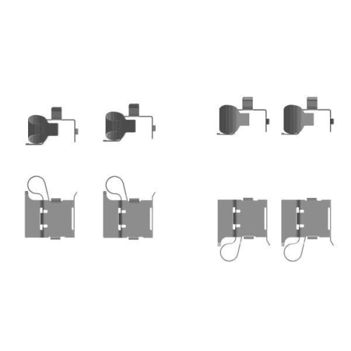 TEXTAR Zubehörsatz, Scheibenbremsbelag 82556700