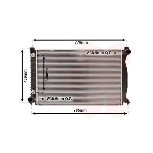 VAN WEZEL K&uuml;hler, Motork&uuml;hlung 03002232
