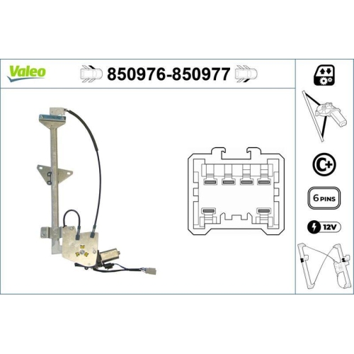 VALEO Fensterheber 850976