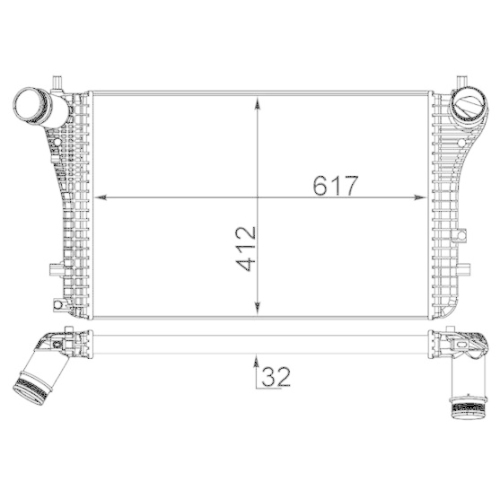 MAHLE Ladeluftkühler BEHR