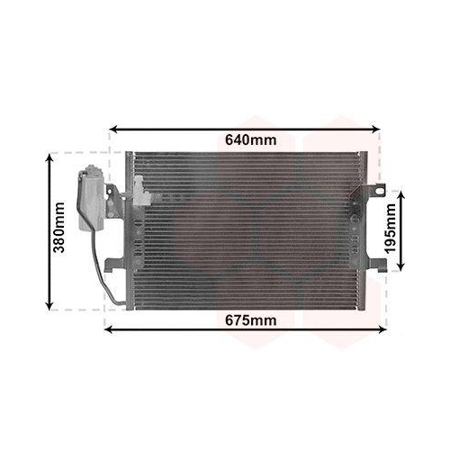 VAN WEZEL Kondensator, Klimaanlage 30015289