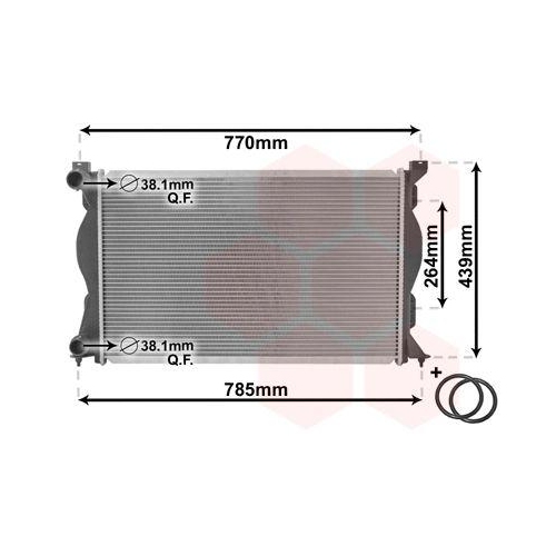 VAN WEZEL K&uuml;hler, Motork&uuml;hlung *** IR PLUS *** 03002233