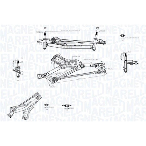 MAGNETI MARELLI Wischergest&auml;nge 085570709010