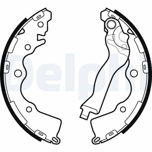 DELPHI Bremsbackensatz LS2110