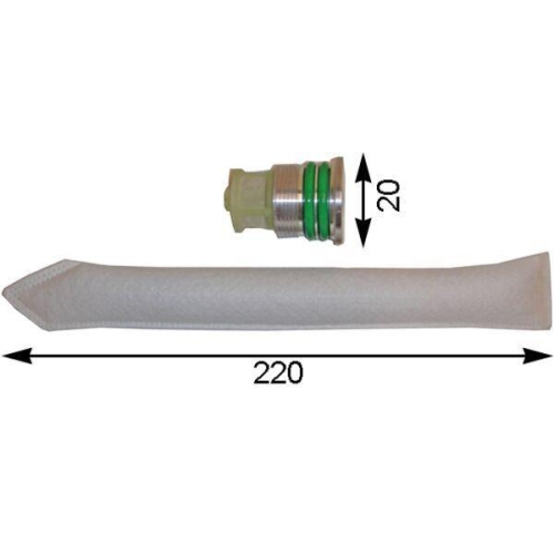 MAHLE Trockner, Klimaanlage BEHR AD 76 000S