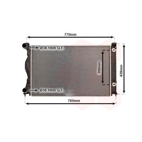 VAN WEZEL K&uuml;hler, Motork&uuml;hlung 03002234