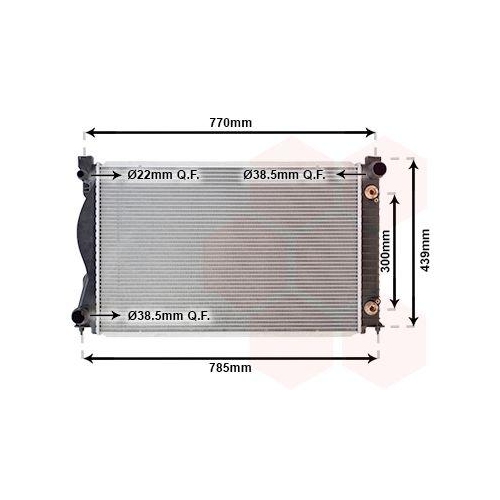 VAN WEZEL K&uuml;hler, Motork&uuml;hlung 03002236
