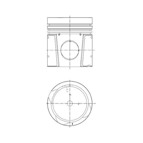 KOLBENSCHMIDT Kolben 40550600