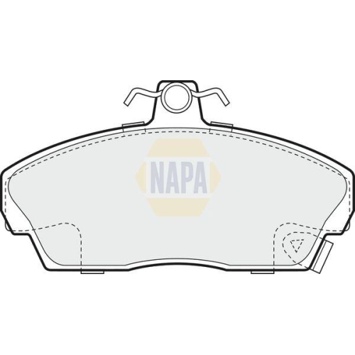 NAPA Bremsbelagsatz, Scheibenbremse NAPA NBP1209