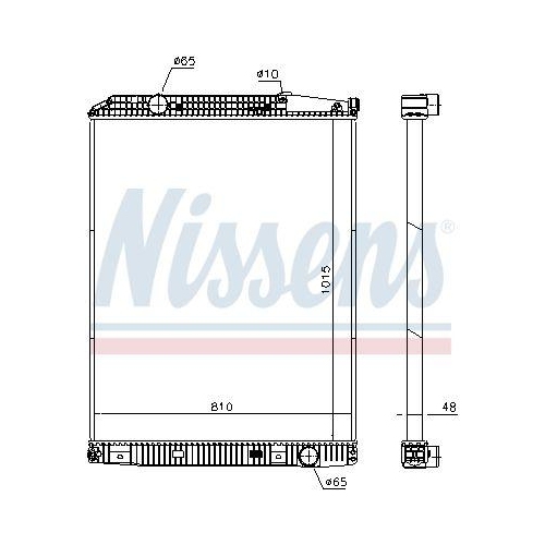 NISSENS Kühler, Motorkühlung 671650