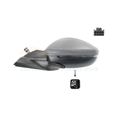 VAN WEZEL Au&szlig;enspiegel * HAGUS * 4092817