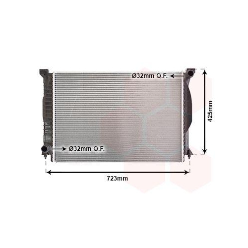 VAN WEZEL K&uuml;hler, Motork&uuml;hlung 03002245