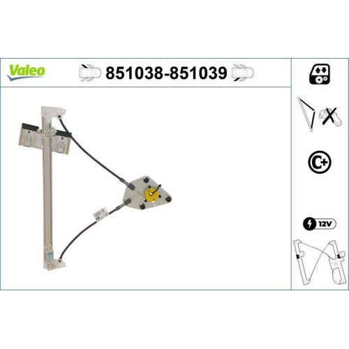 VALEO Fensterheber 851038