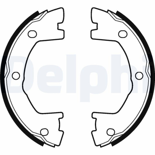 DELPHI Bremsbackensatz LS2115