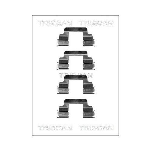 TRISCAN Zubehörsatz, Scheibenbremsbelag 8105 101613