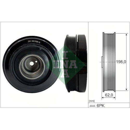 Schaeffler INA Riemenscheibe, Kurbelwelle 544 0196 10