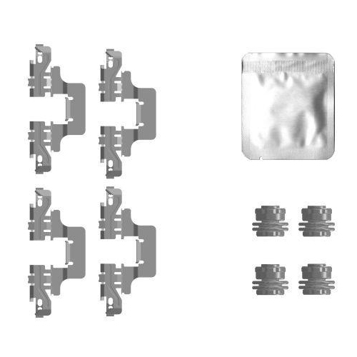 TEXTAR Zubehörsatz, Scheibenbremsbelag 82557800