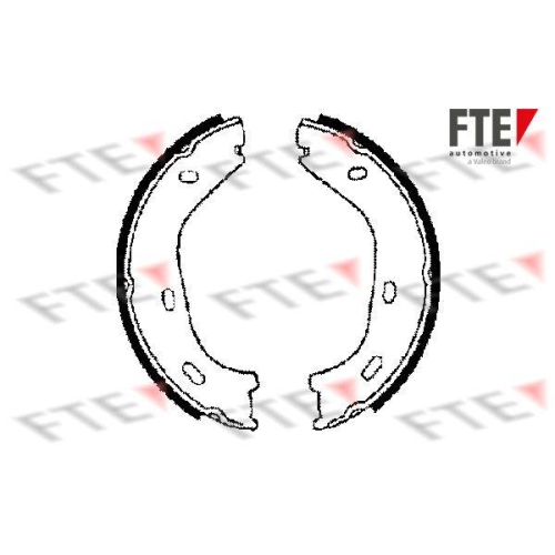 FTE Bremsbackensatz, Feststellbremse