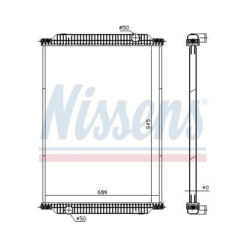 NISSENS K&uuml;hler, Motork&uuml;hlung 671950