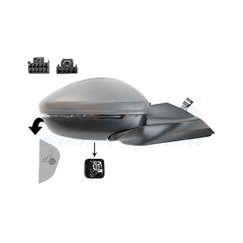 VAN WEZEL Au&szlig;enspiegel * HAGUS * 4092828