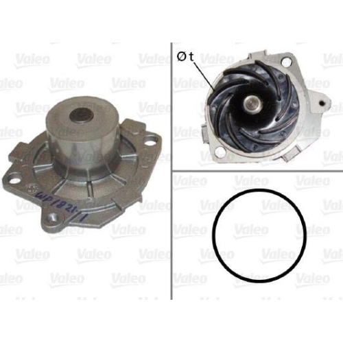 VALEO Wasserpumpe, Motorkühlung 506590