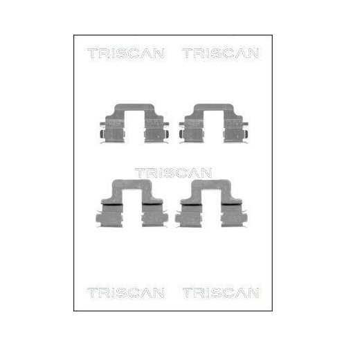 TRISCAN Zubeh&ouml;rsatz, Scheibenbremsbelag 8105 101652