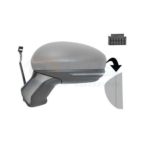 VAN WEZEL Au&szlig;enspiegel * HAGUS * 4403807