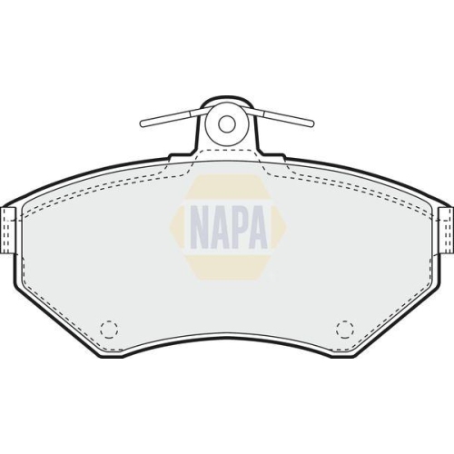 NAPA Bremsbelagsatz, Scheibenbremse NAPA NBP1216
