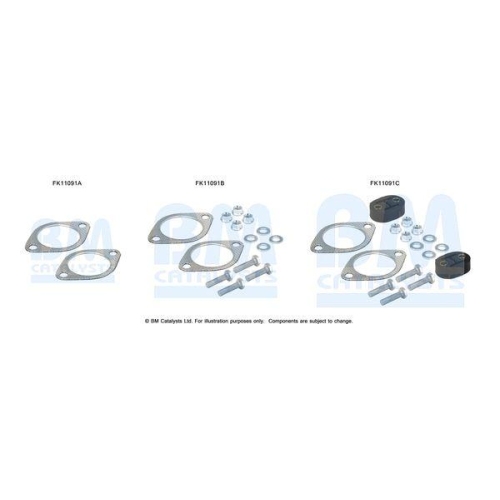 BM Catalysts Montagesatz, Ru&szlig;-/Partikelfilter FK11091