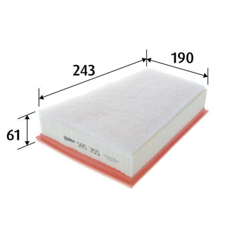 VALEO Luftfilter 585355