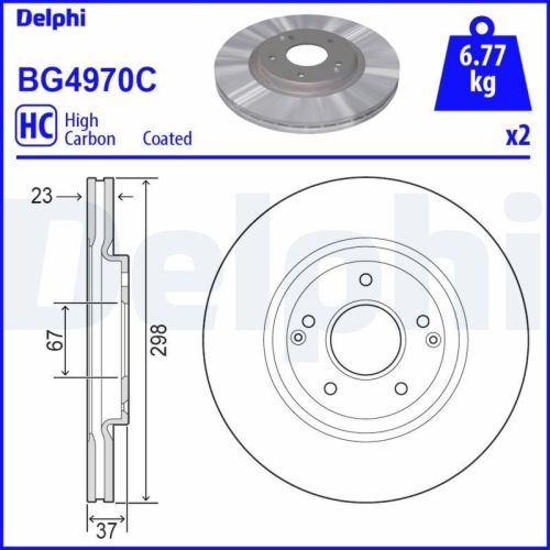 DELPHI Bremsscheibe