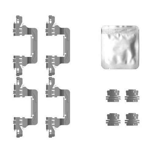 TEXTAR Zubehörsatz, Scheibenbremsbelag 82558000