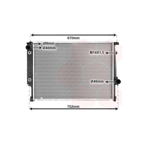 VAN WEZEL K&uuml;hler, Motork&uuml;hlung 06002092