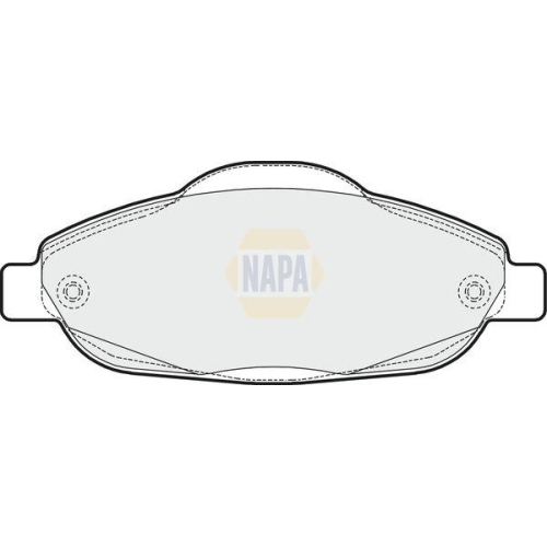 NAPA Bremsbelagsatz, Scheibenbremse NAPA NBP1217
